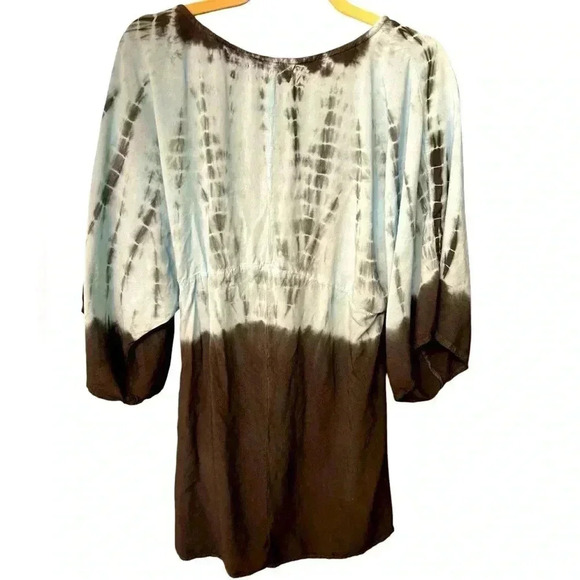 Bohemian beachy blouse, great condition, size large . - Picture 3 of 4